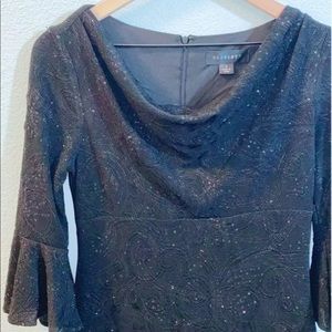 Woman’s special occasion black dress